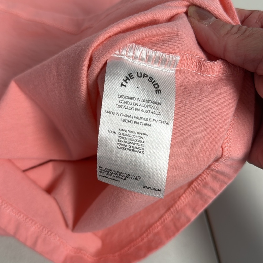 The Upside Pink Graphic Muscle Tank Organic Cotton Size 4 (US Small) - Picture 10 of 10
